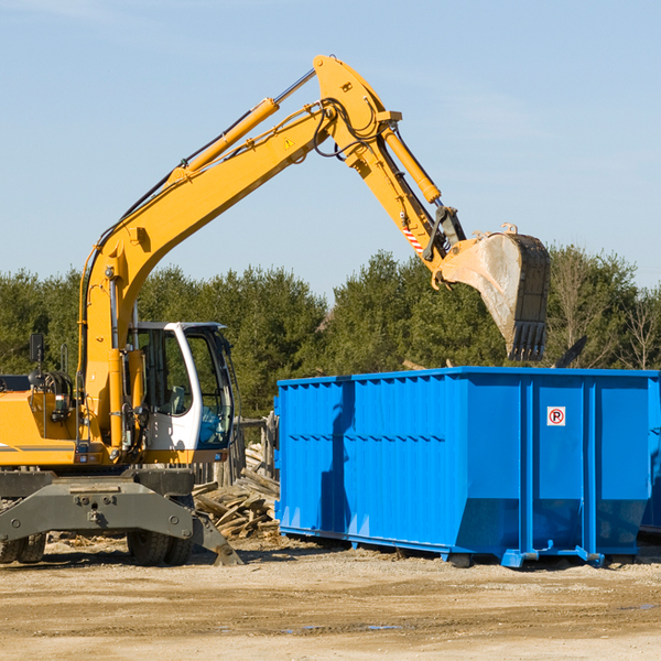 can i rent a residential dumpster for a construction project in Brush Creek